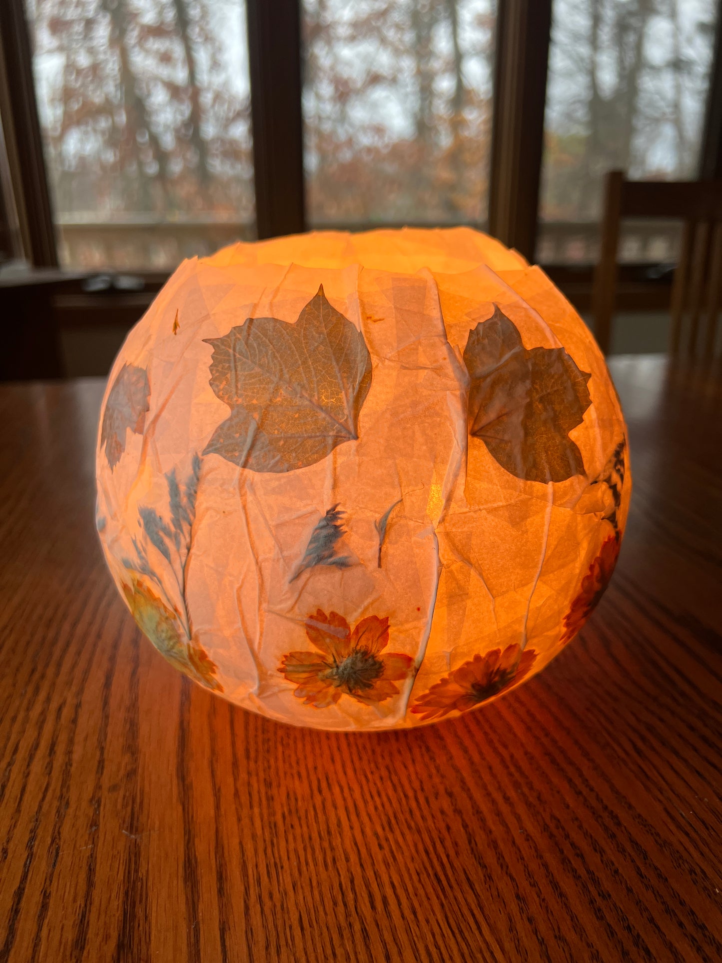 Pressed Flower Winter Solstice Lantern Workshop