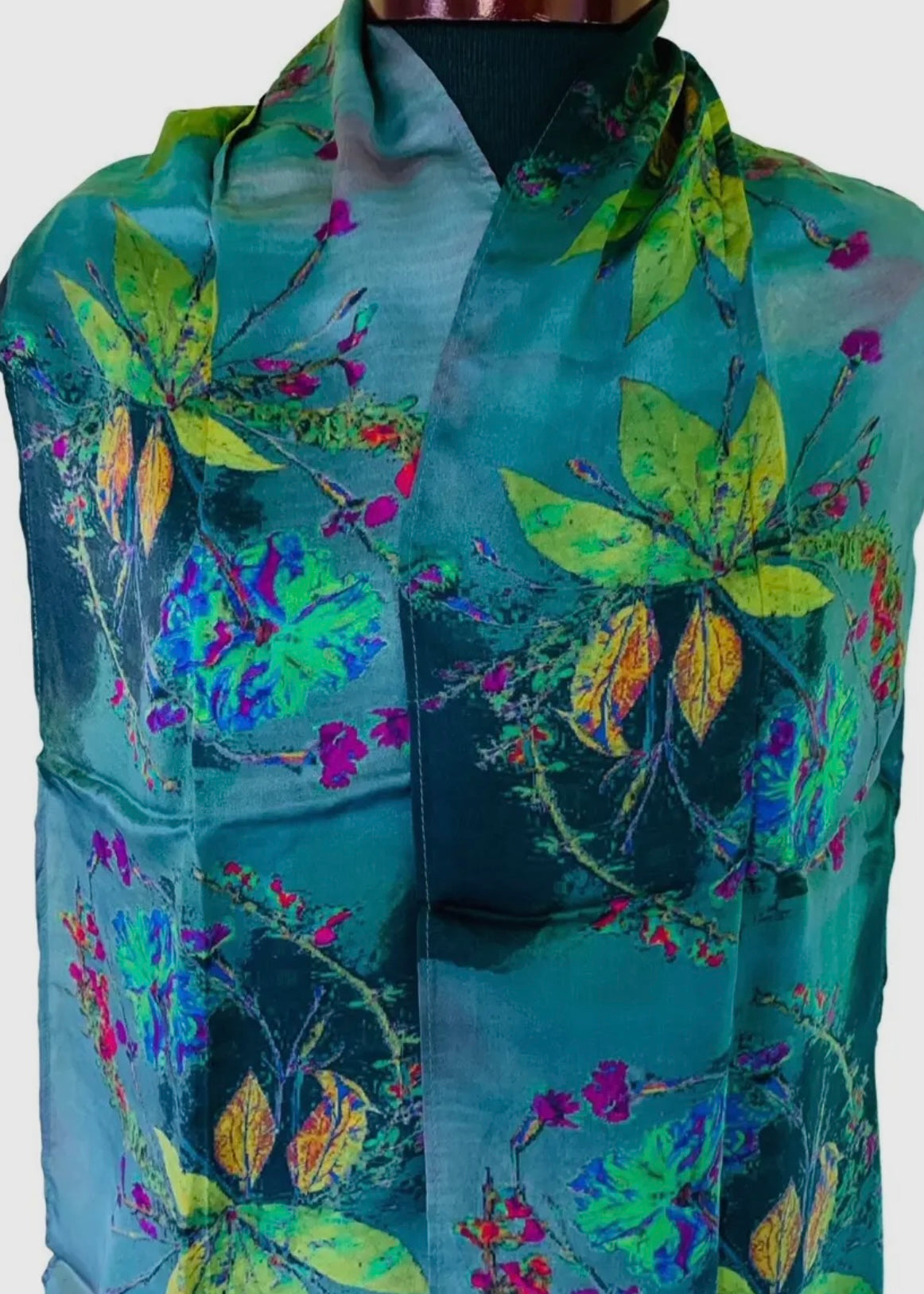Botanical Silk Scarf