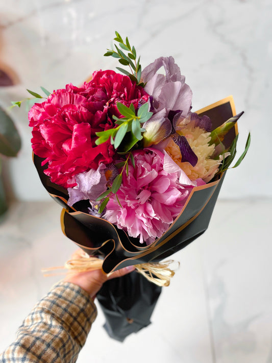 Peony and Iris Wrap
