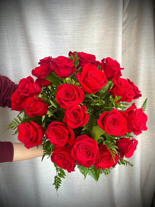 Go Big Or Go Home - 2 Dozen Deluxe Roses Vased